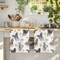 thumbnail image 4 of Spring Flowers Kitchen Towels Set of 2, Black Brown White Horse Country Vintage Absorbent Dish Towels for Kitchen, Microfiber Hand Towel, Quick Drying Tea Towel for Cleaning Decorative Dishcloths, 4 of 7