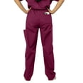 thumbnail image 2 of Panda Uniform by HeedFit Unisex Drawstring Scrub Pants – Wine, 8XL, 2 of 3