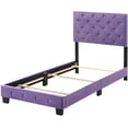 thumbnail image 5 of Glory Furniture Suffolk Twin Bed in Purple Color, 5 of 6