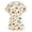 Beige-C#30526NN, variant on S-5XL Plus Size Women's Scrub Tops Stretchy Cartoon Animal Print Nurse Uniform with Pocket V Neck Short Sleeve Womens Scrubs