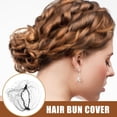 thumbnail image 4 of 100Pcs Black Invisible Elastic Lines Hair Net Stretchable Nylon Hair Net, 4 of 5