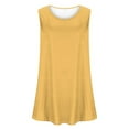 thumbnail image 4 of Weikingp Backless Top Sleeveless Tops For Women Loose Fitting Tank Tops For Women Halter Tops For Women Womens Camisole Tank Tops Yellow 5XL, 4 of 5