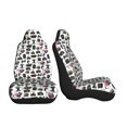 thumbnail image 3 of Cauagu Cool Camera Print Car Seat Covers,Universal Automotive Seat Covers Car Seat Protectors Easy to Install Car Cover Car Accessories Auto rucks Van & SUV-1, 3 of 9