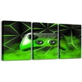 thumbnail image 4 of Gamer Canvas Wall Art Set of 3,Red and Black Gaming Artwork Posters Grey Video Game Room Decor Bathroom Pictures Wall Decor, 4 of 6