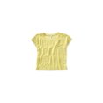 thumbnail image 1 of Aeropostale T-Shirt Basique à Rayures Transparentes pour Femmes, Jaune, Juniors, Très Grand, 1 of 1