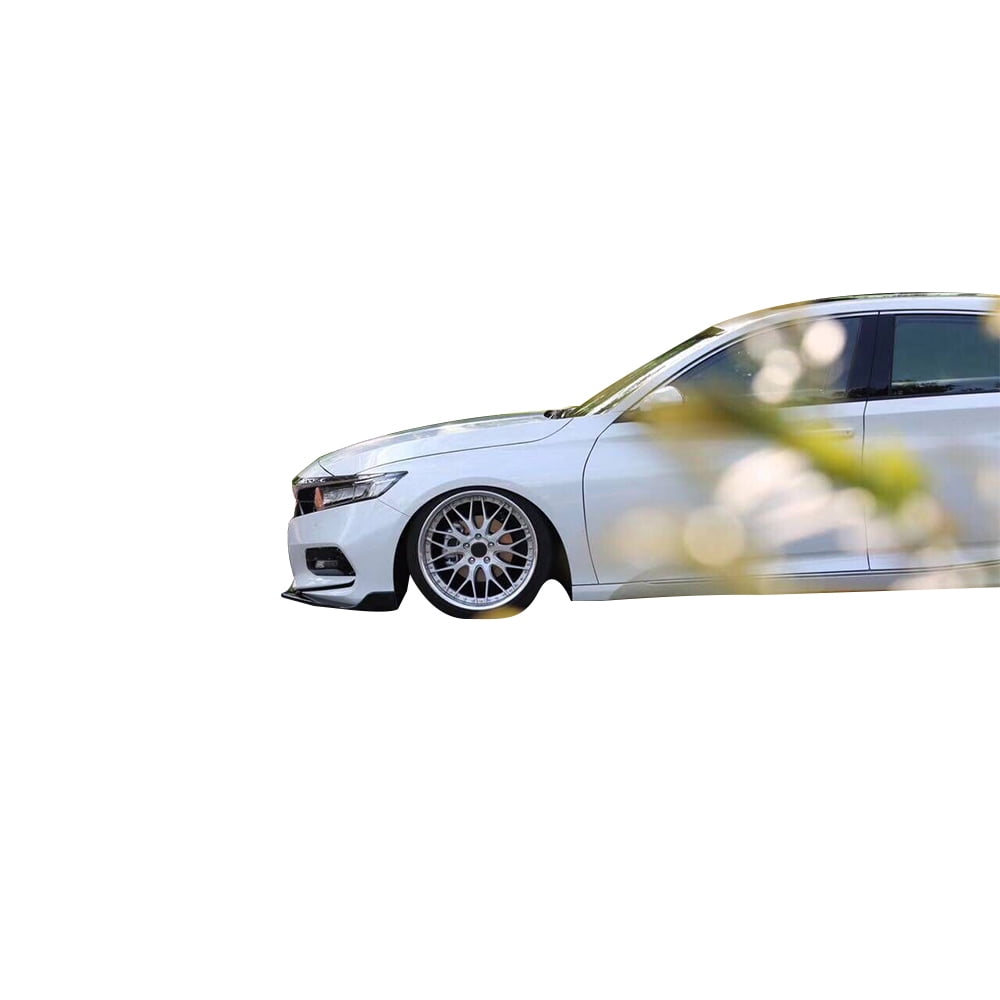 Ikon Motorsports Compatible with 18-21 Honda Accord OE Style Front Bumper Lip Black PP 3PC