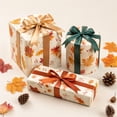 thumbnail image 2 of Halloween Sale Clearance!Fall Decorations for Home, Thanksgiving Paper Gift Wrap Pumpkin Maple Leaf Theme DIY Gift Box Wrapping Supplies, 2 of 8