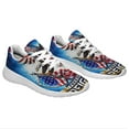 thumbnail image 6 of Patriotic Shoes American Flag Eagle Print Sneakers Lightweight Comfortable Running Shoes for Men Women White Size 8.5, 6 of 7