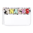 thumbnail image 2 of Bolso de almacenamiento de playa con letras Chenille, neceser transparente portátil, bolso de mano pequeño Likrtyny Cuidado Belleza, 2 of 8