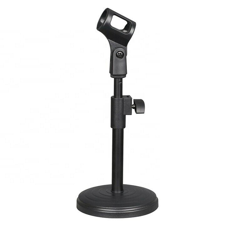 Desktop Table Desk Mic Microphone BOOM Stand Clip Holder Mount Clamp