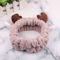 thumbnail image 4 of Accesorios para el cabello coreanos, banda para el cabello para lavarse la cara, diadema de maquillaje para mujeres, banda para el cabello para selfies, lindas astas de terciopelo, linda banda para, 4 of 5