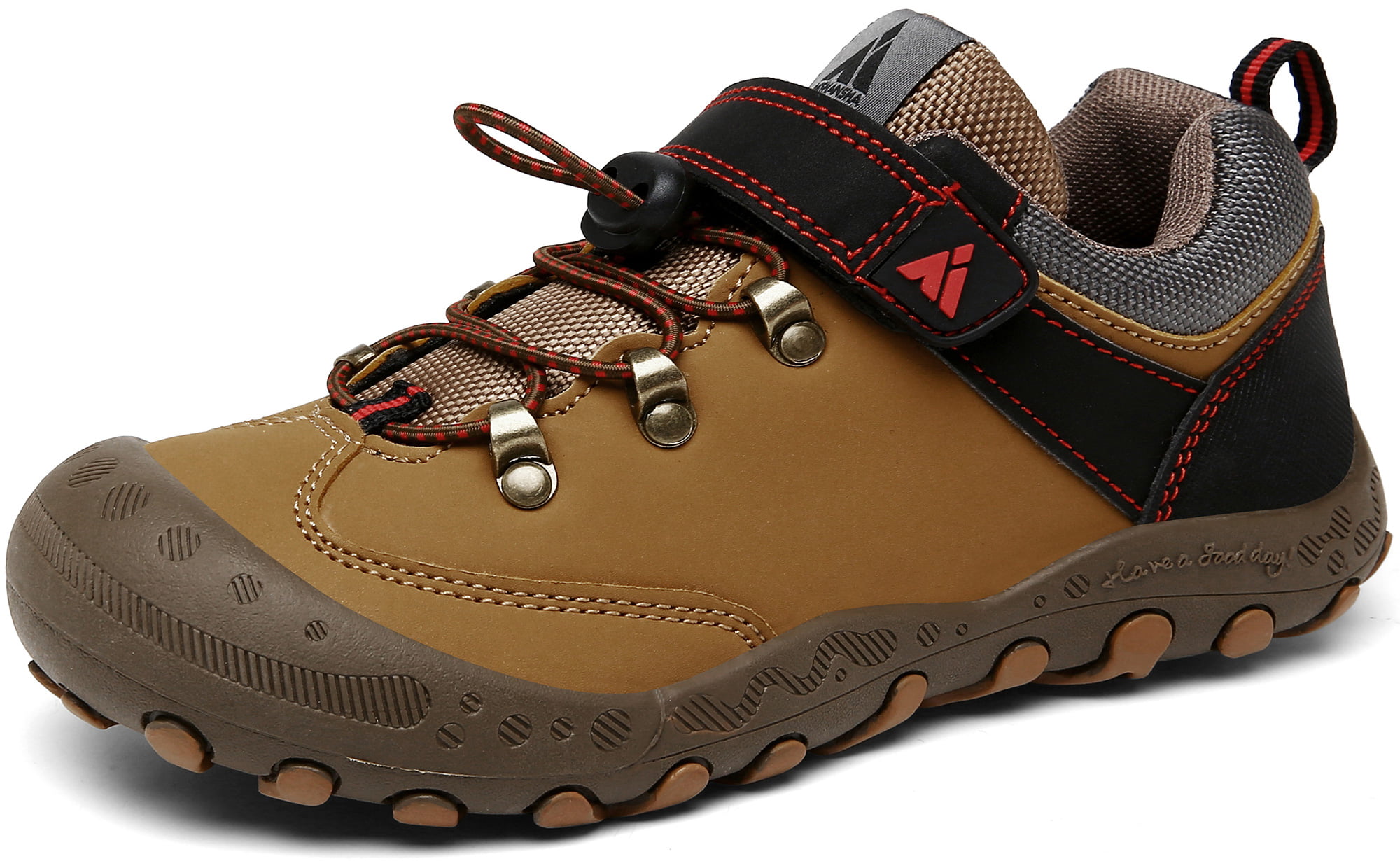 Mishansha Boys Girls Hiking Boots Anti-Slip Water Resistant Sneaker Kids Running Walking Shoes 
