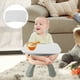 thumbnail image 2 of Reemplazo de bandeja para trona de bebé, bandeja de plástico para la cena, plato para trona, bandeja para trona para niños pequeños, accesorios universales blancos, 2 of 7