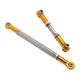thumbnail image 1 of Varilla de tracción del enlace del servo de dirección 1/12 de metal reemplaza los accesorios del modelo RC ajustables dorado, 1 of 9