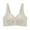 Beige, variant on QASIEATN Bras for Women Fashion Wireless Supportive Full Coverage Bras Women's Brassieres