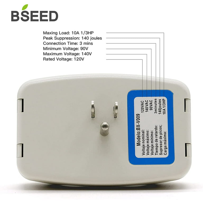 BSEED Home Appliance Surge Protector Voltage Brownout Plug Outlet 4 Mode  White PC Series US Plug American Standard Power Socket - Price history &  Review, AliExpress Seller - Bseed Store