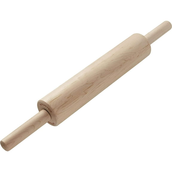 Maple Wood Handled Rolling Pin, 22-Inch