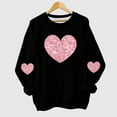 thumbnail image 2 of Bixock Toddler Boys and Girls Tops,Kids Long Sleeve Tops Valentine Casual Print Fleece Lined Round Neck Sweatshirt for Boys Girls Age 1-13 Tops, 2 of 5