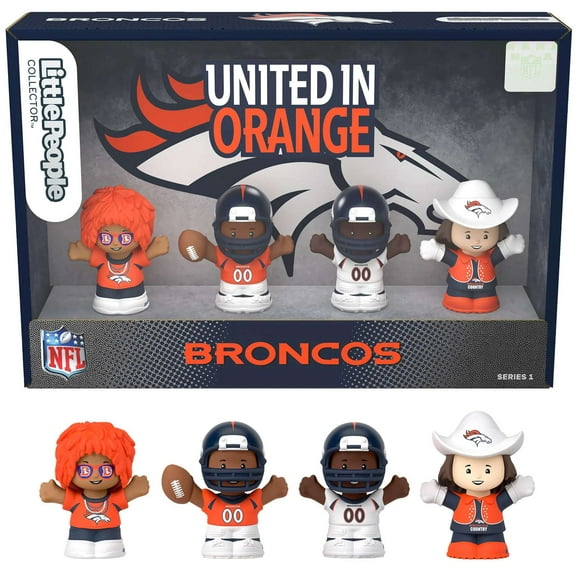 Fisher-Price Little People Denver Broncos Four-Piece NFL Collector Set