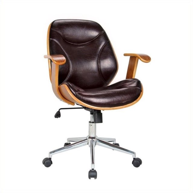 Boraam Chaise de Bureau Rigdom en Marron