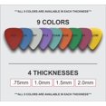 thumbnail image 4 of Juego de 4 púas para guitarra Gravity Gold Series PEEK, 4 of 8