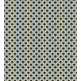 thumbnail image 3 of Geometric Duvet Cover Set, Overlapping Hexagonal Shapes with Retro Colored Chevron Elements Tile, Decorative 3 Piece Bedding Set with 2 Pillow Shams, Queen Size, Black Sky Blue Yellow, by Ambesonne, 3 of 3