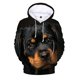 thumbnail image 2 of Sudadera con capucha con estampado de perro rottweiler negro para hombre, sudaderas con estampado 3D de animales, sudaderas con capucha de primavera y otoño, jersey de moda, abrigo de calle para niños, 2 of 4