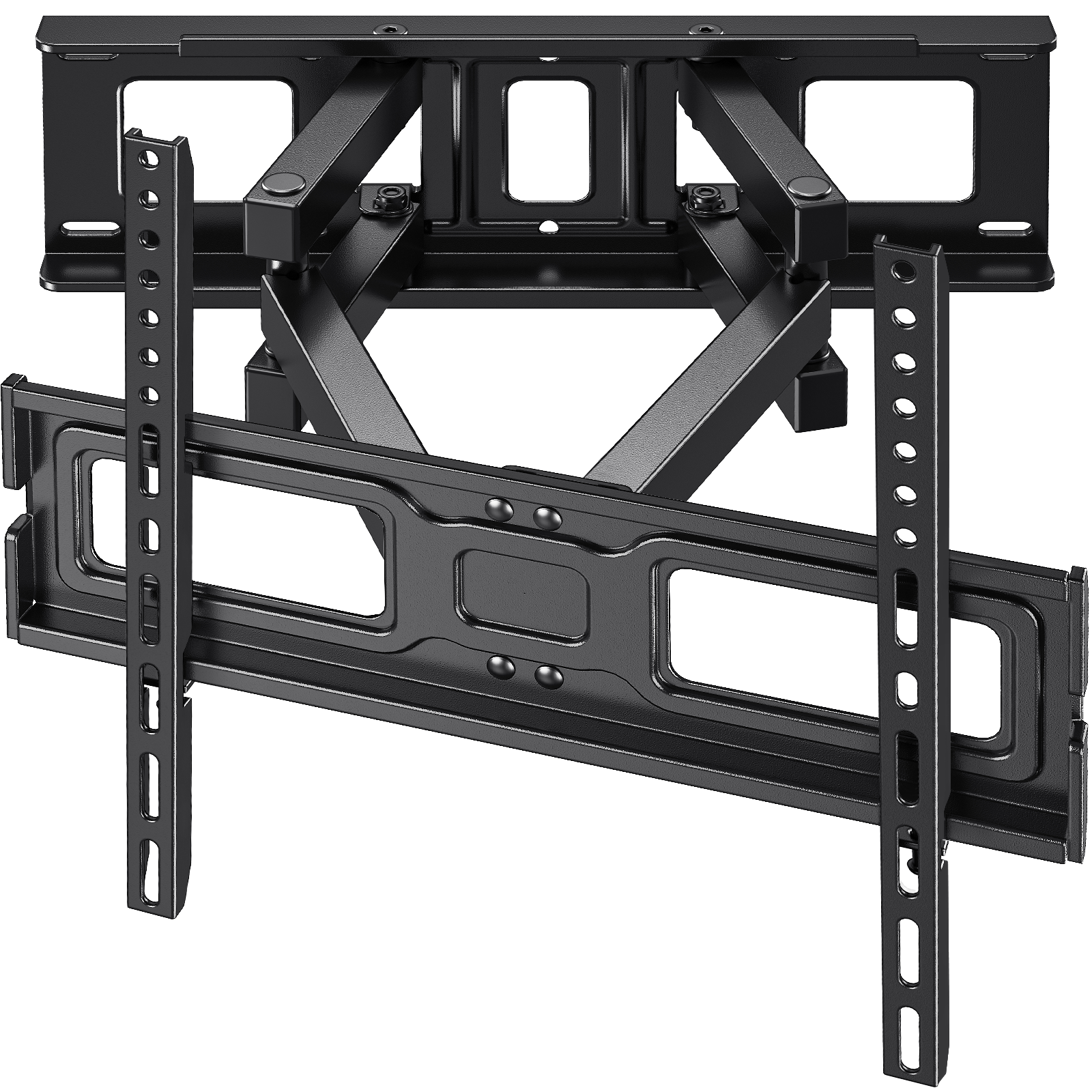 MountFTV Full Motion TV Wall Mount for 26–65 inch TVs, 110 lbs photo 1