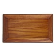 thumbnail image 4 of Heaveant Plato de Madera, 1pc Plato Cuadrado de Madera para Sushi Bocadillos Bandeja de Pastel Seca Plato de Postre para vajilla casera(21.5 * 11.5 * 2cm), 4 of 5