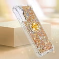 thumbnail image 4 of Funda para Samsung Galaxy A54 5G con Brillo Líquido Flotante, Purpurina, Parachoques y Anillo Giratorio Soporte, 4 of 5