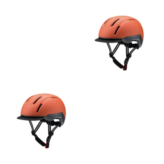 VONKY Ride In Style And Safety With Adjustable EPS Cycling Orange black M【55-58CM】 2Set