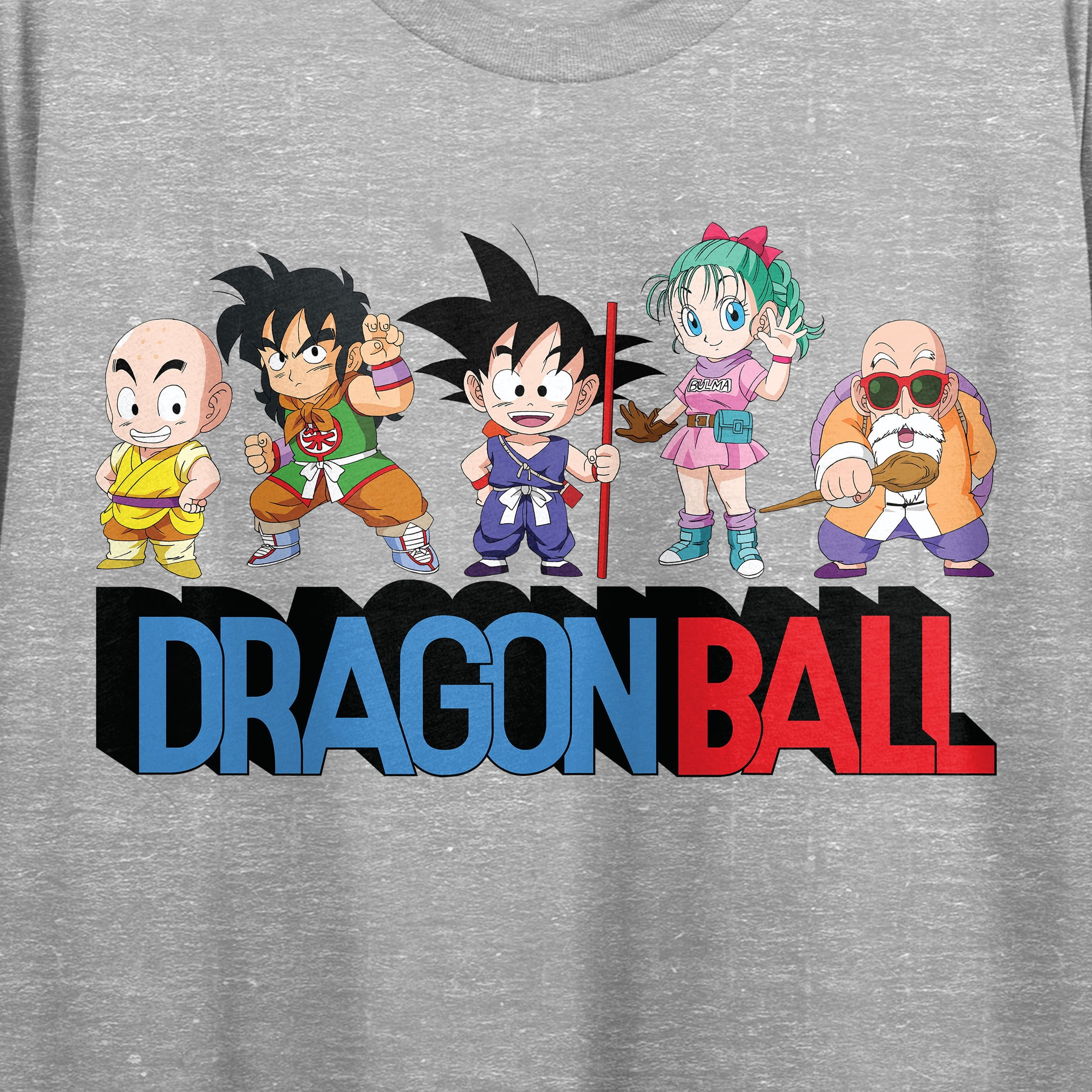 Bioworld Dragon Ball Z Character Group Athletic Heather
