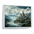 thumbnail image 2 of Designart "In The Castles Castle wall art" Architecture Floater Framed Wall Art Living Room, 2 of 7