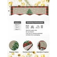 thumbnail image 4 of Christmas Tree Mantel Scarf Fireplace Decorations for Living Room, Red Green Checker Snowflake Farmhouse Fireplace Mantel Scarf Cover Runner for Halloween/Thanksgiving/Christmas Decor 70"x17", 4 of 6