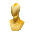 thumbnail image 3 of Xuanheng Mannequin Head Model Hat Rack Display Head for Headdress Headset Scarves Yellow, 3 of 8