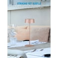 thumbnail image 4 of 2 Pack Cordless LED Table Lamp, Aluminum Portable Rechargeable Desk Lamp, Dimmable Touch Lamps for Bedroom Living Room Restaurant Patio, Brown, 4 of 9