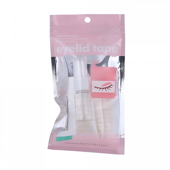 RAGUPEL Waterproof Invisible Double Eyelid Tape - 120 Pieces Natural Fiber Eyelid Lifter Strips, Eye Lift Tape for Droopy Lids, Hooded Eyes