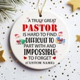 thumbnail image 2 of A Job Made Us Coworkers Funny Ornament - Keepsake for Work Bestie for Women Exchange - Pastor Ornament v5tHlH (Pastor), 2 of 4
