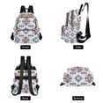 thumbnail image 4 of FORMRS Mini Backpack Purse for Women Travel Daypack Casual Shoulder Bag, Navy Blossom Mosaic, 4 of 7