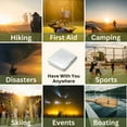 thumbnail image 5 of [5 Pack ] Thermal Reflective Emergency Blanket 52”x84” | Mylar Survival Blanket for Camping & Emergencies, 5 of 7