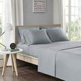 thumbnail image 4 of Comfort Classics Microfiber 6 Piece Gray Sheet Set with Side Storage Pockets, Queen, 4 of 9
