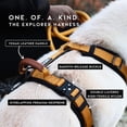 thumbnail image 2 of Made To Roam Premium Explorer Harness - Y-Shaped Dog Harness with Adjustable Durable Nylon, Soft Padding, Metal Buckles and Leather Handle for Small, Medium, Large Dogs (Michigan Autumn, Size 1), 2 of 7