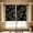 A, variant on AUNVITO 2D Printed Kitchen Curtains Short Pair, Ghost Pattern Curtain, Grease Proof Material, Easy Clean Valance for Kitchen Window and Sink