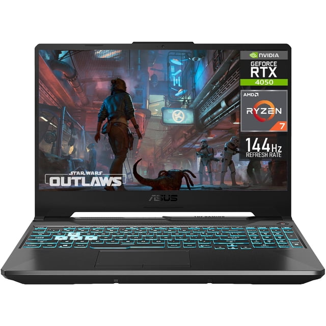 Laptop Gamer ASUS TUF Gaming A15 NVIDIA Geforce RTX 4050 AMD Ryzen 7 7735HS 16GB RAM 1TB SSD 15.6" Windows 11 Home Teclado en Español