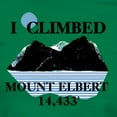 thumbnail image 3 of CafePress - I Climbed Mount Elbert Women's Dark T Shirt - Women's Traditional Fit Dark T-Shirt, 3 of 4