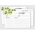 thumbnail image 2 of Inkdotpot Recipe Card 6x4 inch Single-Sided Recipe Design Cards White Tropical Lime Recipe Cards Wedding-Bridal Shower-Baby Shower- Pack of 50, 2 of 6