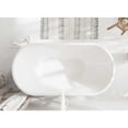 thumbnail image 4 of Elegant Kitchen & Bath BT30359GW-WHT 59 in. Bathtub with Polished White Trim - Glossy White, 4 of 8