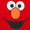 Elmo, variant on Sesame Street Boys Short Sleeve Elmo Face Graphic Costume T-Shirt, Sizes 4-18