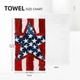 thumbnail image 4 of ONETECH 4Th of July Kitchen Retro Patriotic Stars Stripes Hnad Towel Independence Day Absorbent Quick Drying Bathroom Kitchen Towel 2Pcs​ 27.5*16in, 4 of 6