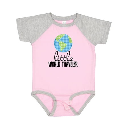 

Inktastic Little World Traveler Gift Baby Boy or Baby Girl Bodysuit
